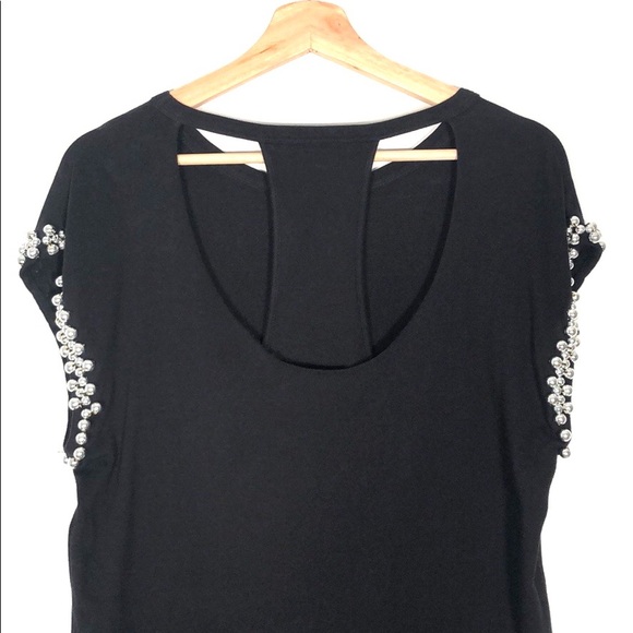 Guess Embellished Muscle Terry Top - Picture 6 of 14